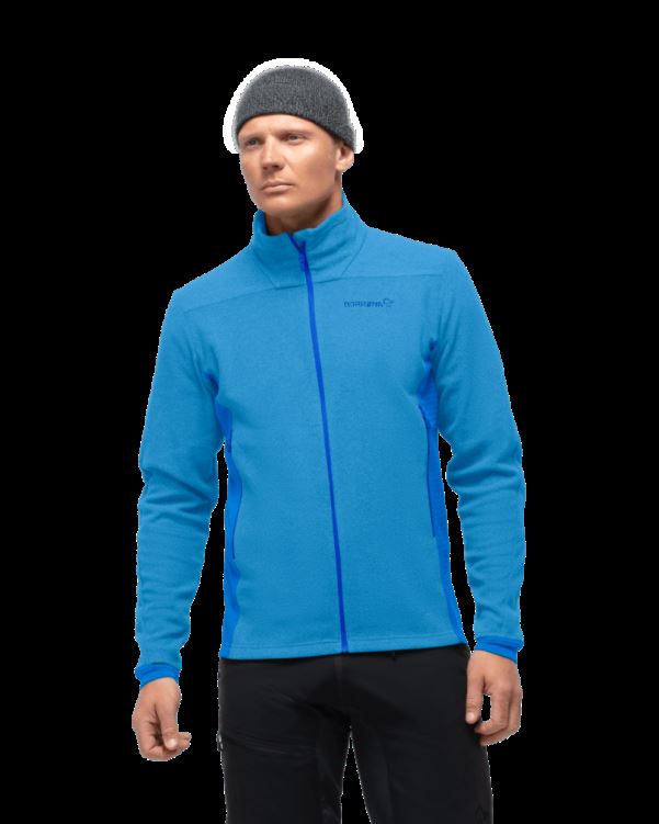 Norrona Heren Falketind Warm1 Jas Campanula Blauw