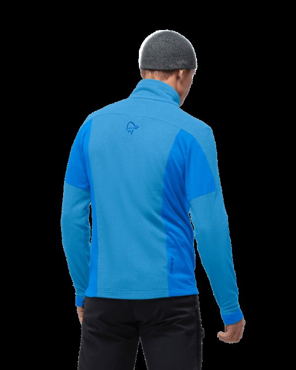 Norrona Heren Falketind Warm1 Jas Campanula Blauw