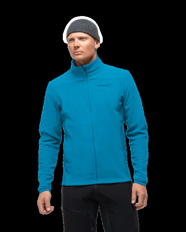Norrona Heren Falketind Warm1 Jas Hawaiian Surf Melange