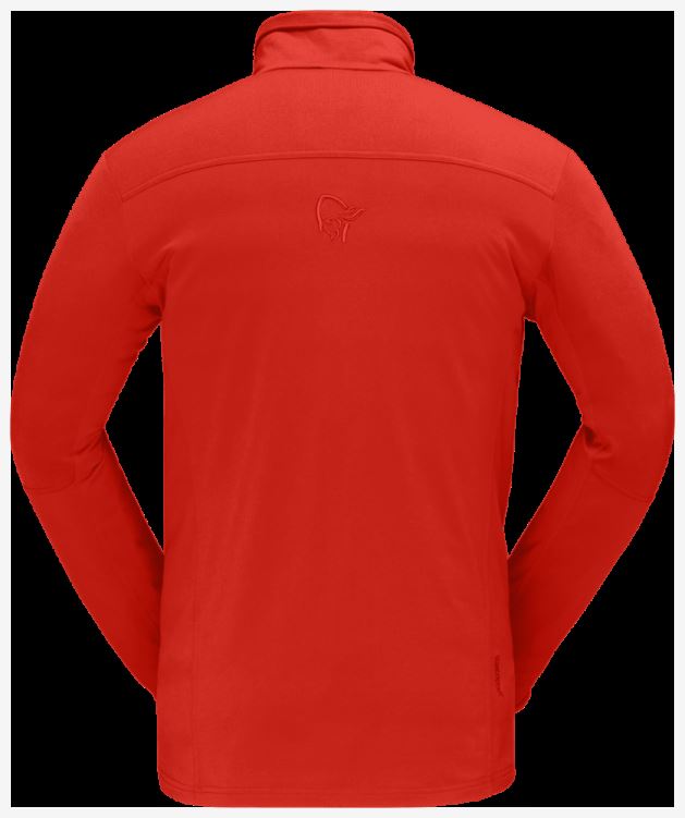 Norrona Heren Falketind Warm1 Stretch Jack Adrenaline Rood
