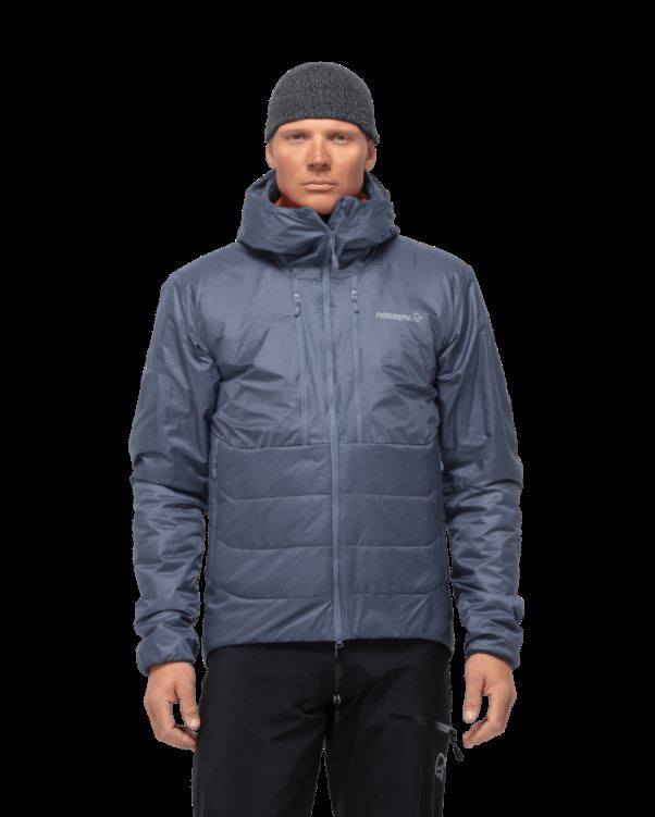 Norrona Heren Trollveggen Primaloft100 Zip Hood Cool Zwart