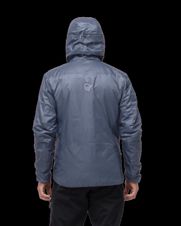 Norrona Heren Trollveggen Primaloft100 Zip Hood Cool Zwart