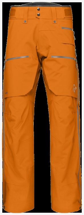 Norrona Heren Lofoten Gore-tex Pro Broek Oranje Popsicle