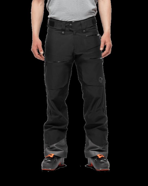 Norrona Heren Lofoten Gore-tex Pro Broek Oranje Popsicle