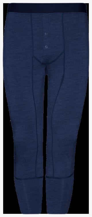 Norrona Heren Wol 3/4 Fullzip Longs Indigo Night Blue