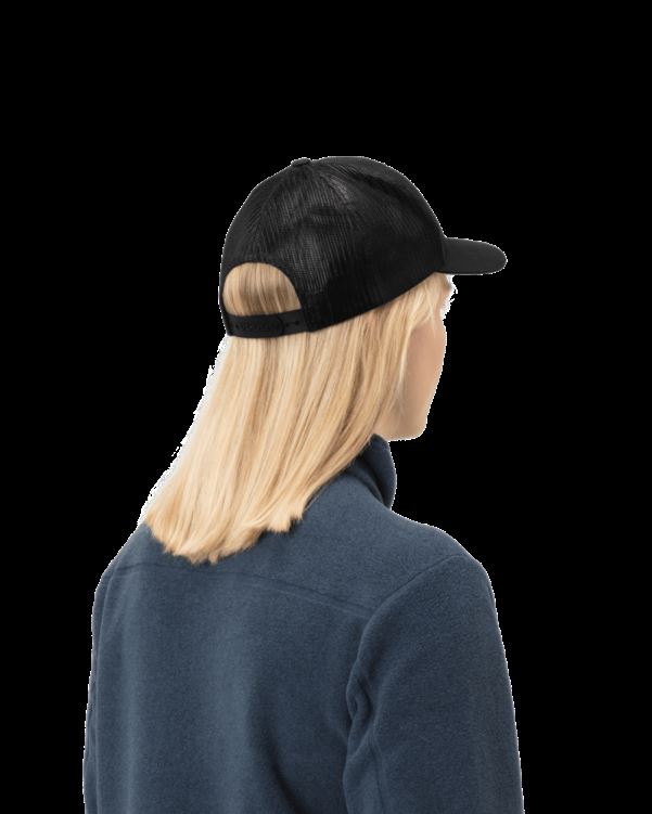 Norrona Unisex /29 Trucker Mesh Snap Back Cap Kaviaar Zwart