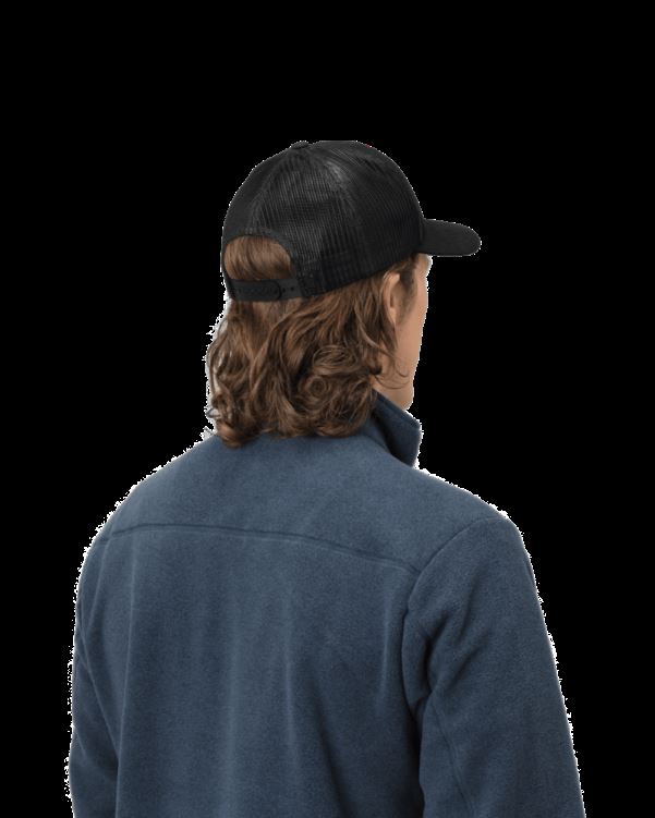 Norrona Unisex /29 Trucker Mesh Snap Back Cap Kaviaar Zwart