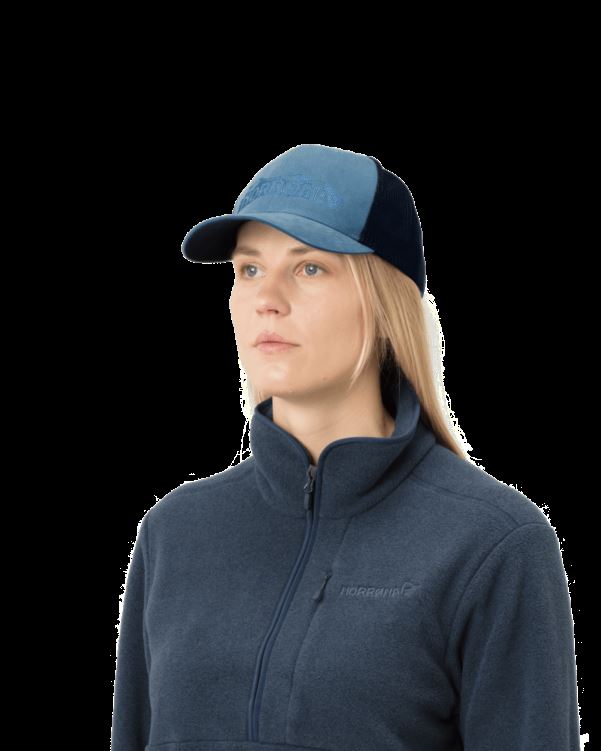 Norrona Unisex /29 Trucker Mesh Snap Back Cap Coronet Blauw