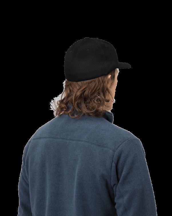 Norrona Unisex /29 3d Mesh Flexfit Cap Kaviaar Zwart
