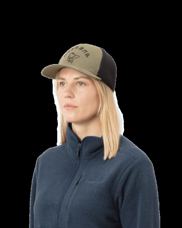 Norrona Unisex /29 3d Mesh Flexfit Pet Olijf Night/caviar