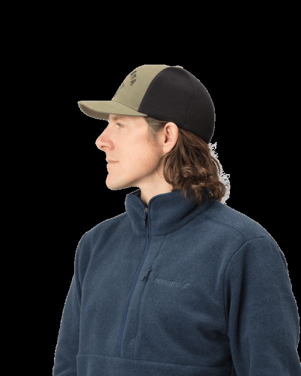 Norrona Unisex /29 3d Mesh Flexfit Pet Olijf Night/caviar