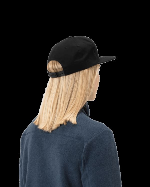 Norrona Unisex /29 Snap Back Cap Kaviaar Zwart