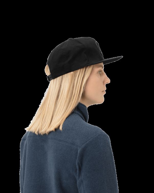 Norrona Unisex /29 Snap Back Cap Kaviaar Zwart
