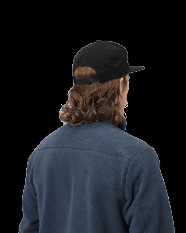 Norrona Unisex /29 Snap Back Cap Kaviaar Zwart