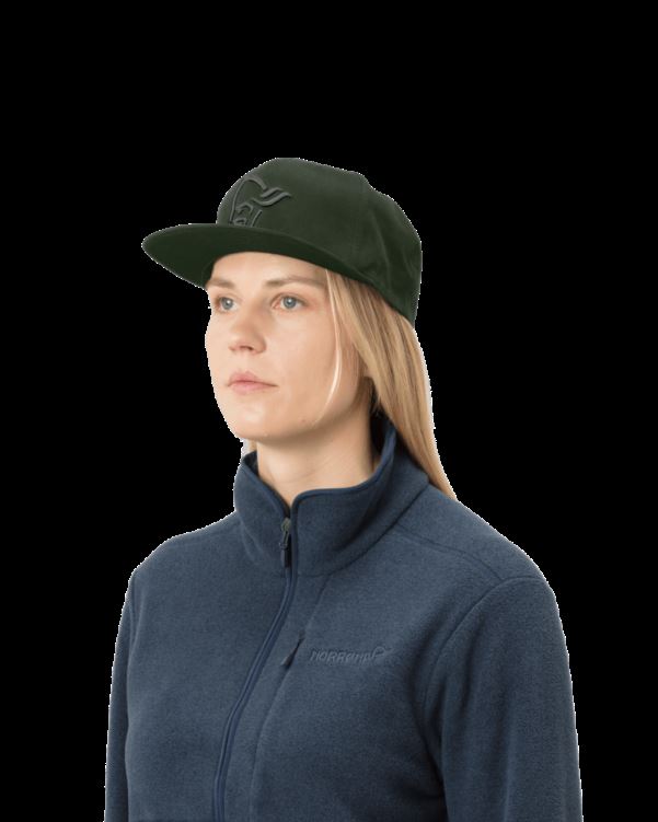Norrona Unisex /29 Snap Back Cap Olijf Nacht