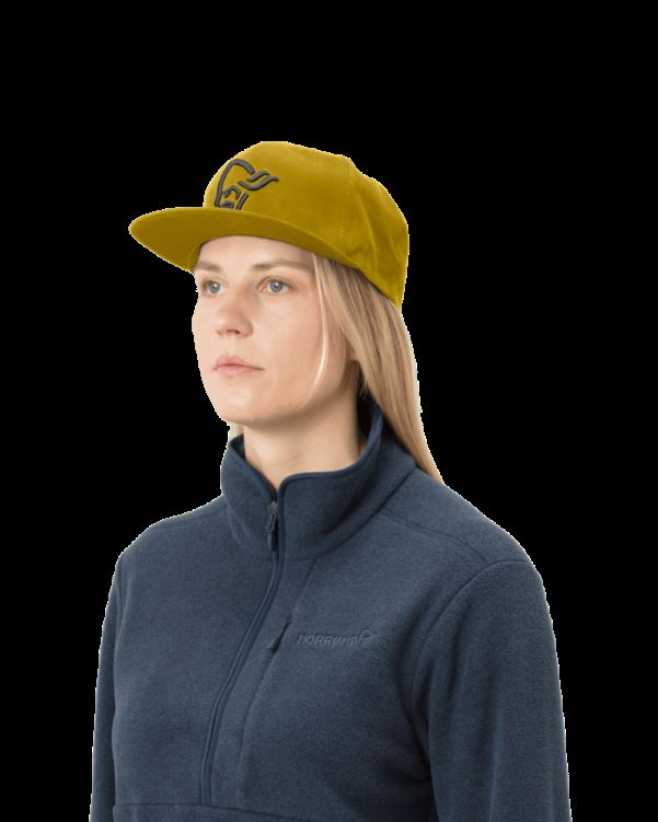 Norrona Unisex /29 Snap Back Cap Goud Palmgeel