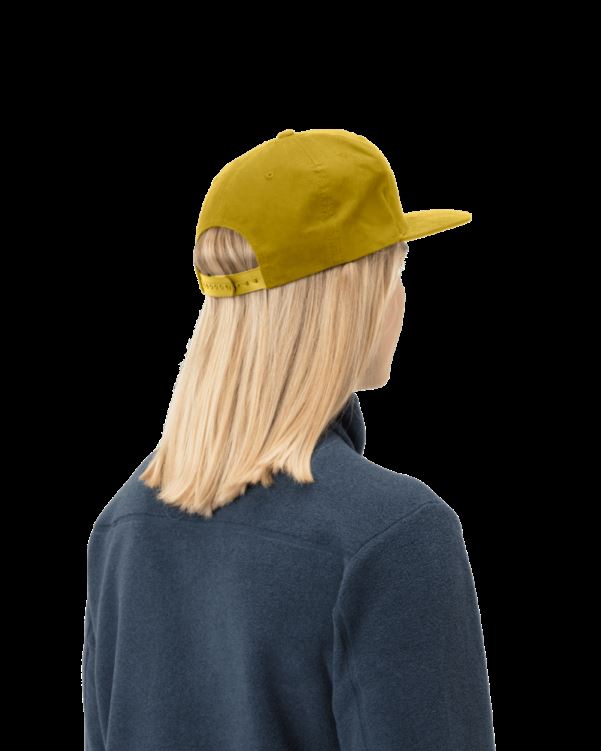 Norrona Unisex /29 Snap Back Cap Goud Palmgeel