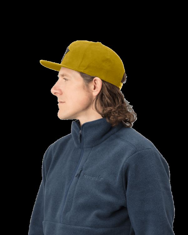 Norrona Unisex /29 Snap Back Cap Goud Palmgeel