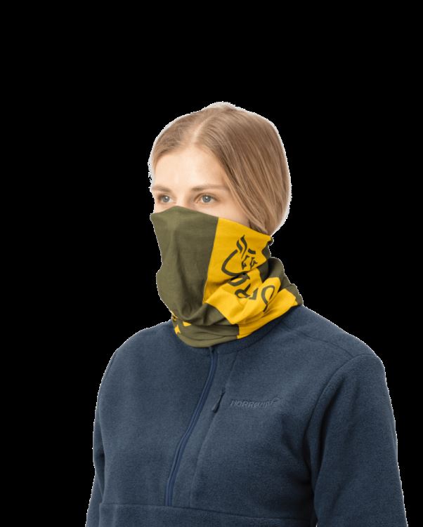 Norrona Unisex /29 Microfiber Hals Olijfgroen