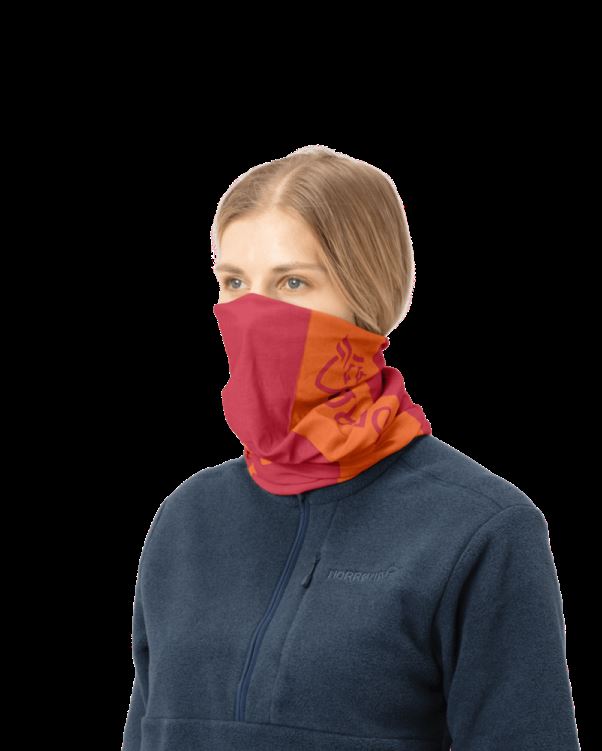 Norrona Unisex /29 Microfiber Nek Kamperfoelie/oranje Ijslolly