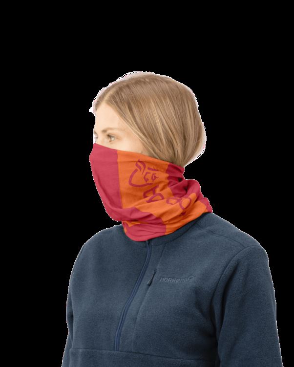 Norrona Unisex /29 Microfiber Nek Kamperfoelie/oranje Ijslolly