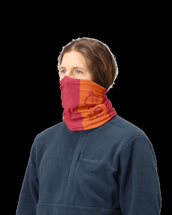 Norrona Unisex /29 Microfiber Nek Kamperfoelie/oranje Ijslolly