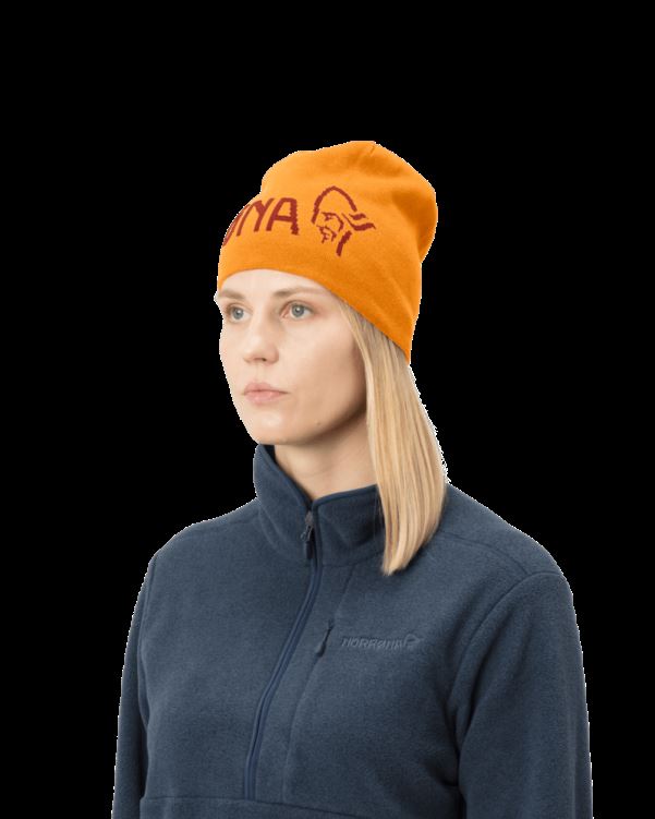 Norrona Unisex /29 Omkeerbare Katoenen Muts Rooibos Tea/orange Crush