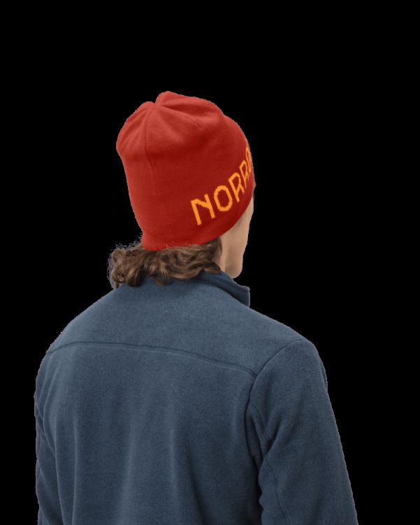 Norrona Unisex /29 Omkeerbare Katoenen Muts Rooibos Tea/orange Crush