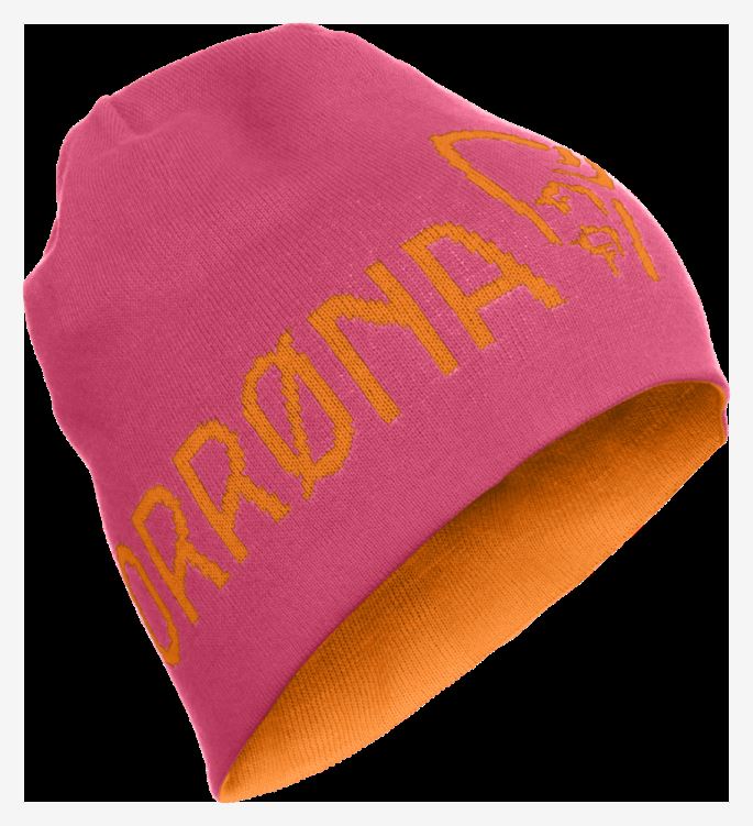 Norrona Unisex /29 Omkeerbare Katoenen Muts Kamperfoelie Roze