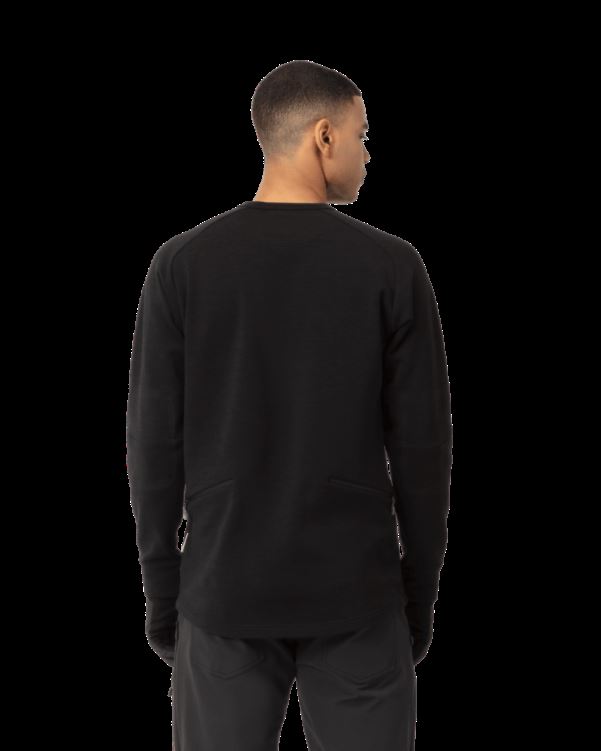 Norrona Heren Skibotn Ronde Hals Kaviaar Zwart