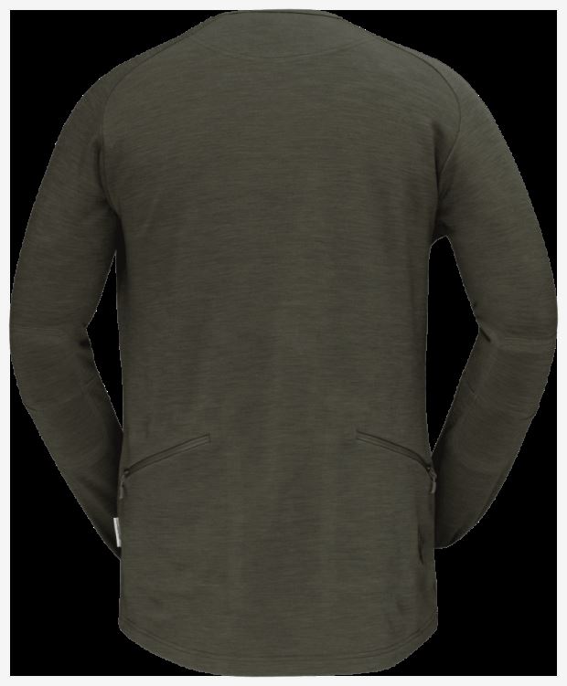 Norrona Heren Skibotn Ronde Hals Olijf Nacht