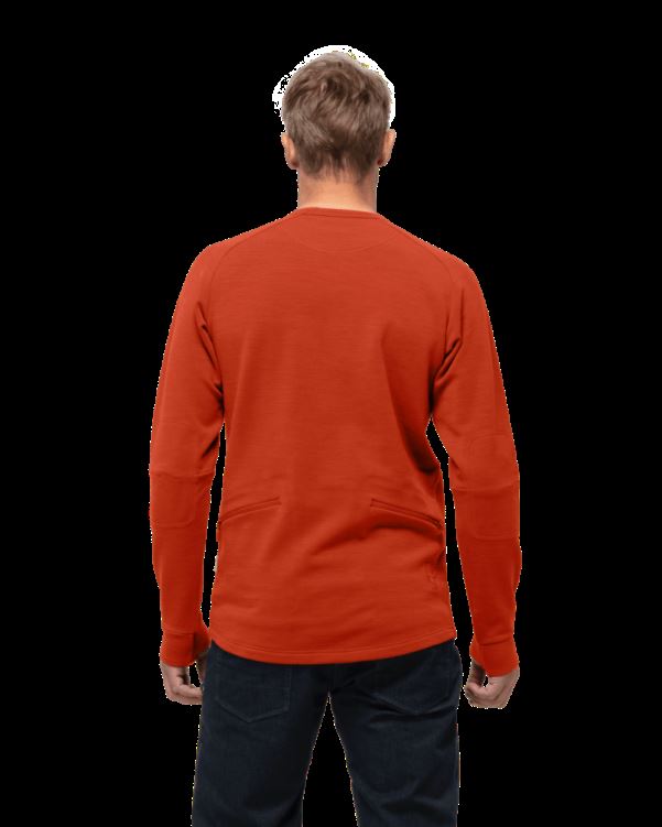 Norrona Mannen Skibotn Crewneck Rooibos Thee