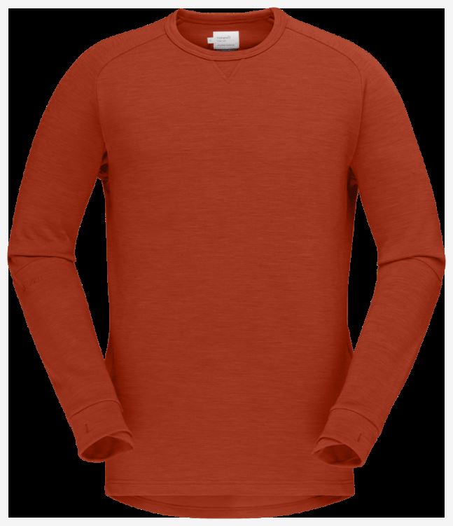 Norrona Mannen Skibotn Crewneck Rooibos Thee