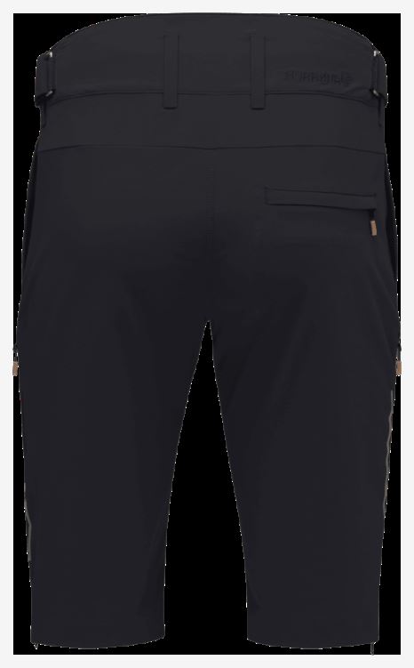 Norrona Heren Skibotn Flex1 Short Kaviaar Zwart