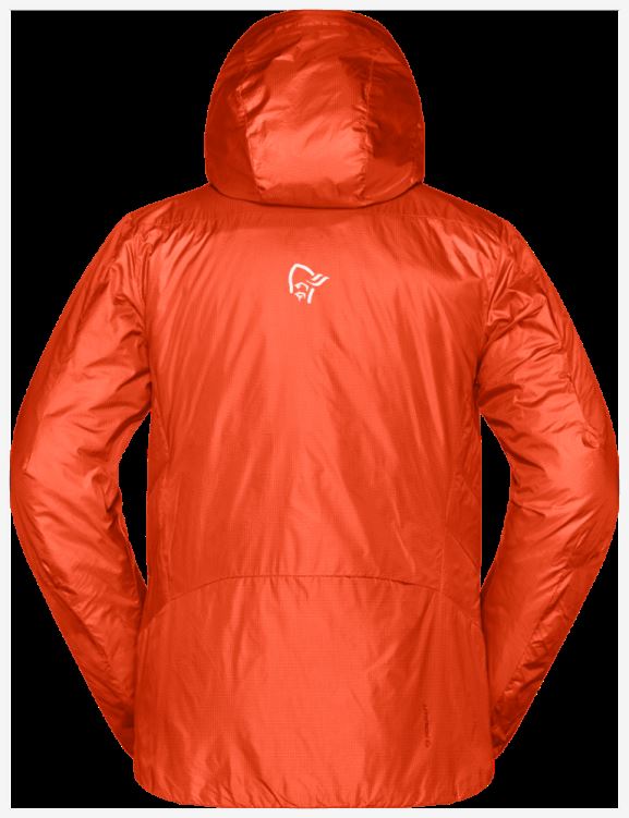 Norrona Heren Trollveggen Primaloft100 Adrenaline Rood Met Ritssluiting