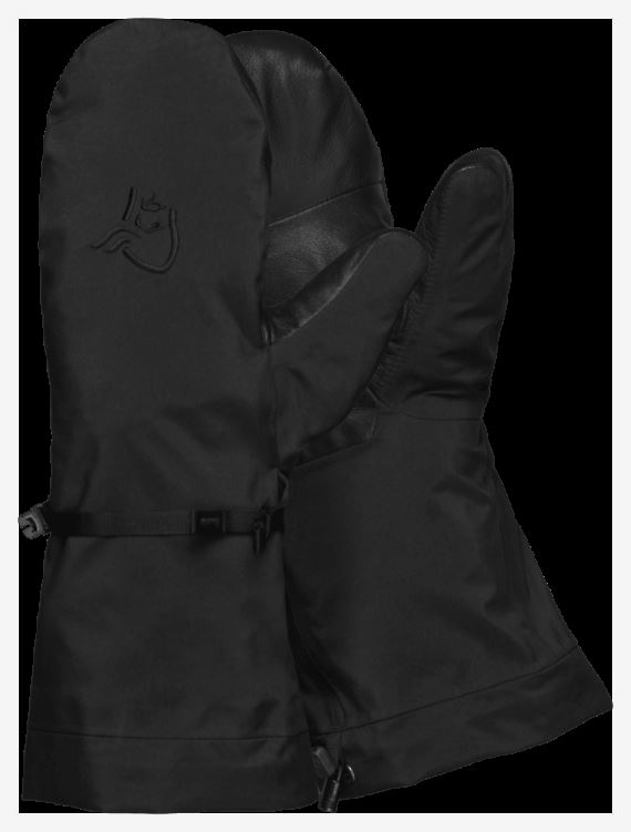 Norrona Unisex Trollveggen Gore-tex Pro Wanten Caviar Zwart