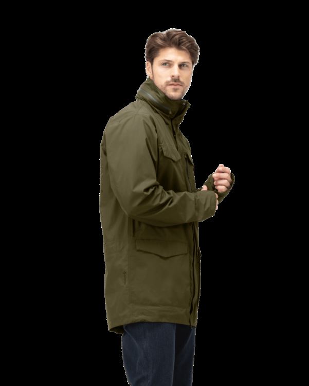 Norrona Oslo Gore-tex Paclite Field Jacket Olijf Nacht Voor Heren