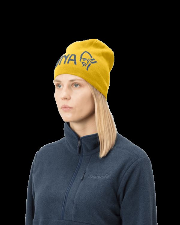 Norrona Unisex /29 Omkeerbare Katoenen Beanie Sulfur