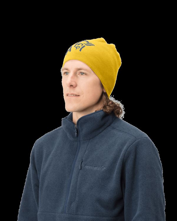 Norrona Unisex /29 Omkeerbare Katoenen Beanie Sulfur