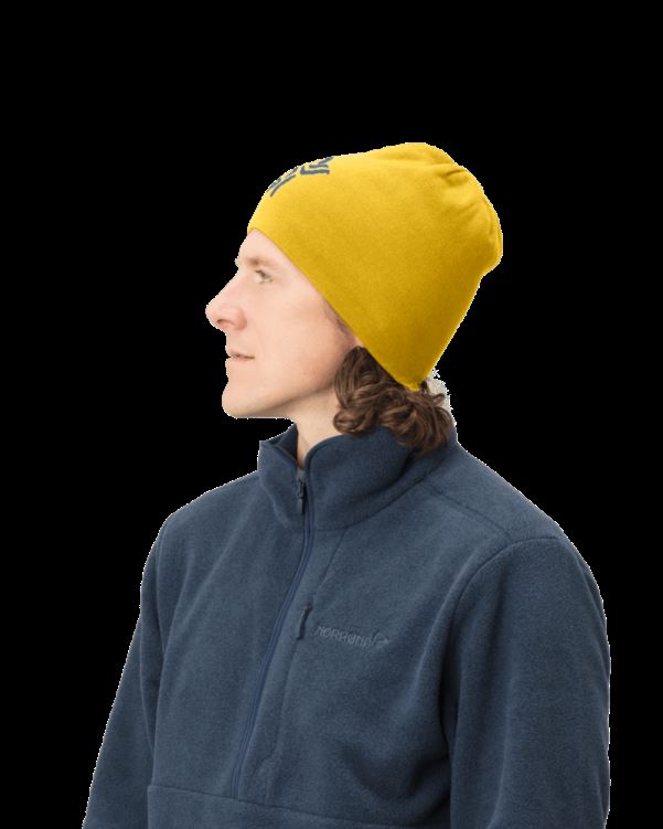 Norrona Unisex /29 Omkeerbare Katoenen Beanie Sulfur
