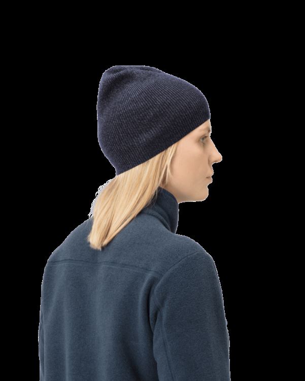 Norrona Unisex /29 Dunne Gemêleerde Gebreide Beanie Cool Zwart