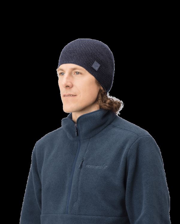Norrona Unisex /29 Dunne Gemêleerde Gebreide Beanie Cool Zwart