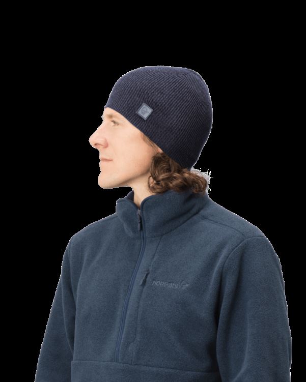 Norrona Unisex /29 Dunne Gemêleerde Gebreide Beanie Cool Zwart