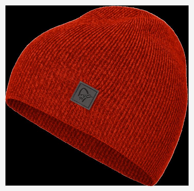 Norrona Unisex /29 Dunne Gemêleerde Muts Adrenaline Rood