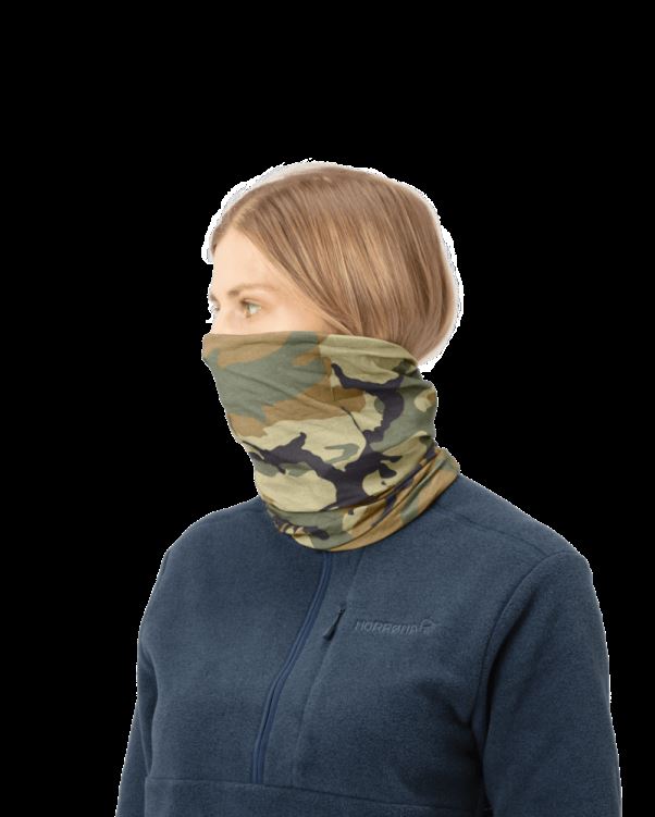 Norrona Unisex /29 Microfiber Hals Groen Camo