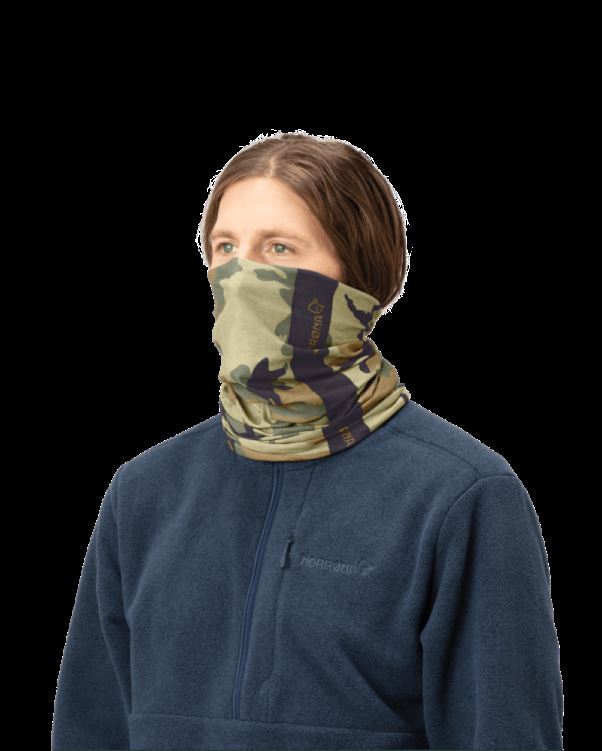Norrona Unisex /29 Microfiber Hals Groen Camo