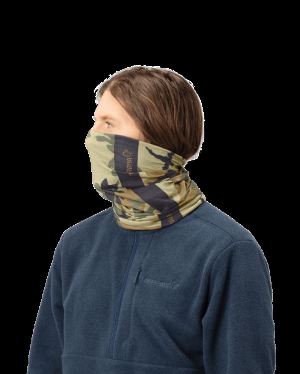 Norrona Unisex /29 Microfiber Hals Groen Camo