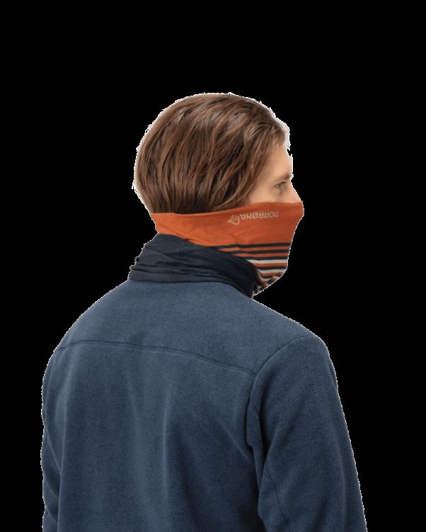 Norrona Unisex /29 Microfiber Hals Oranje Popsicle/indigo Night