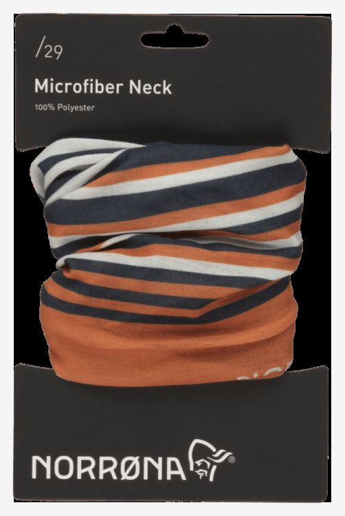 Norrona Unisex /29 Microfiber Hals Oranje Popsicle/indigo Night