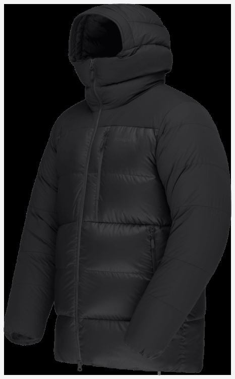 Norrona Dons750 Capuchon Kaviaar Zwart Heren